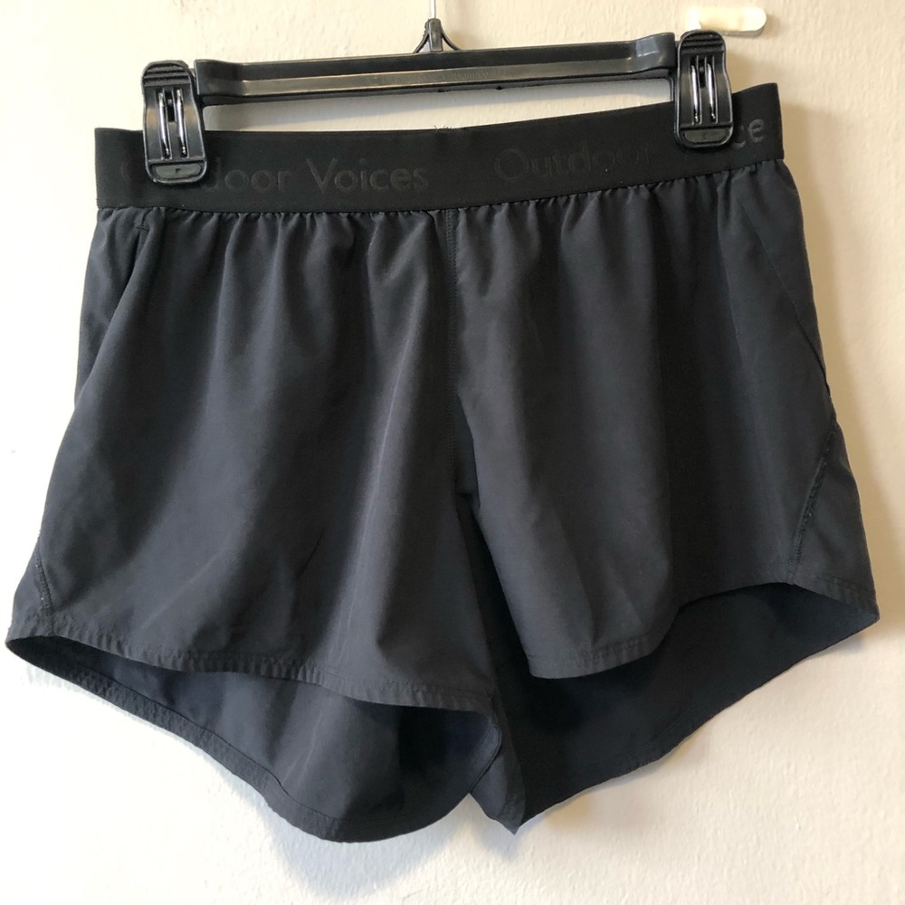 Outdoor Voices Black Shorts